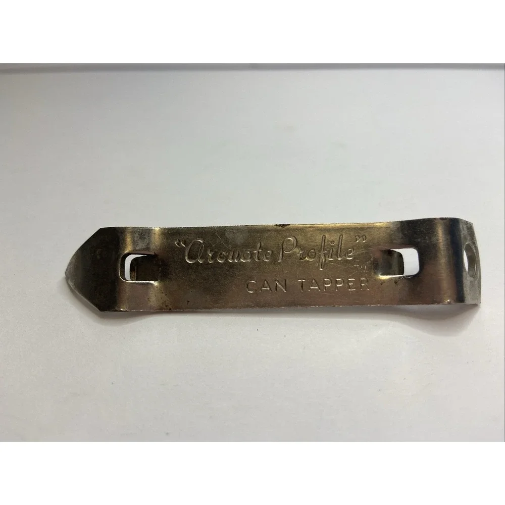 Vintage Ekco ARCUATE PROFILE Can Tapper Bottle Opener Chicago USA Steel Barware‎